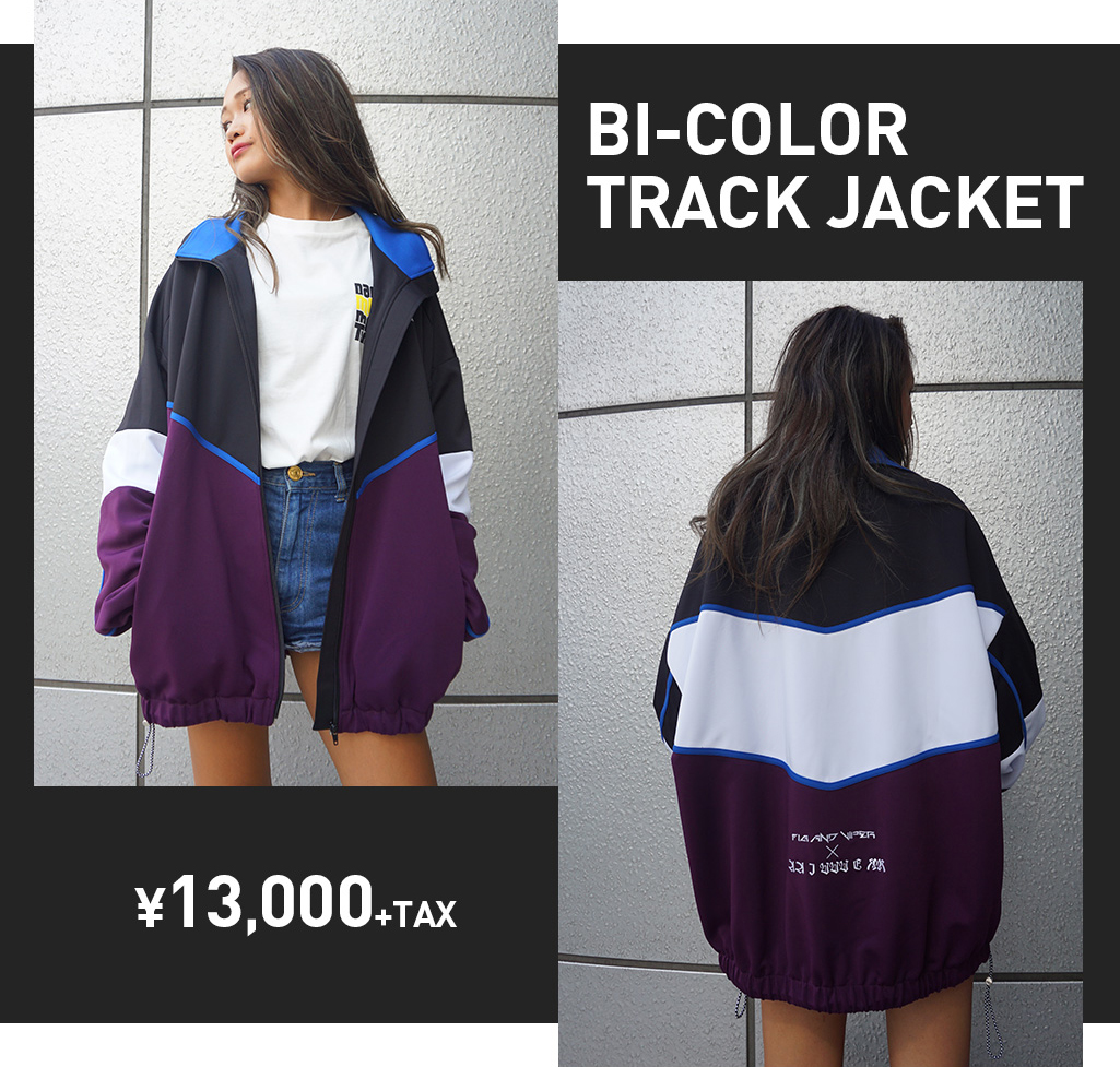 BI-COLOR TRACK JACKET &yen;13,000+TAX